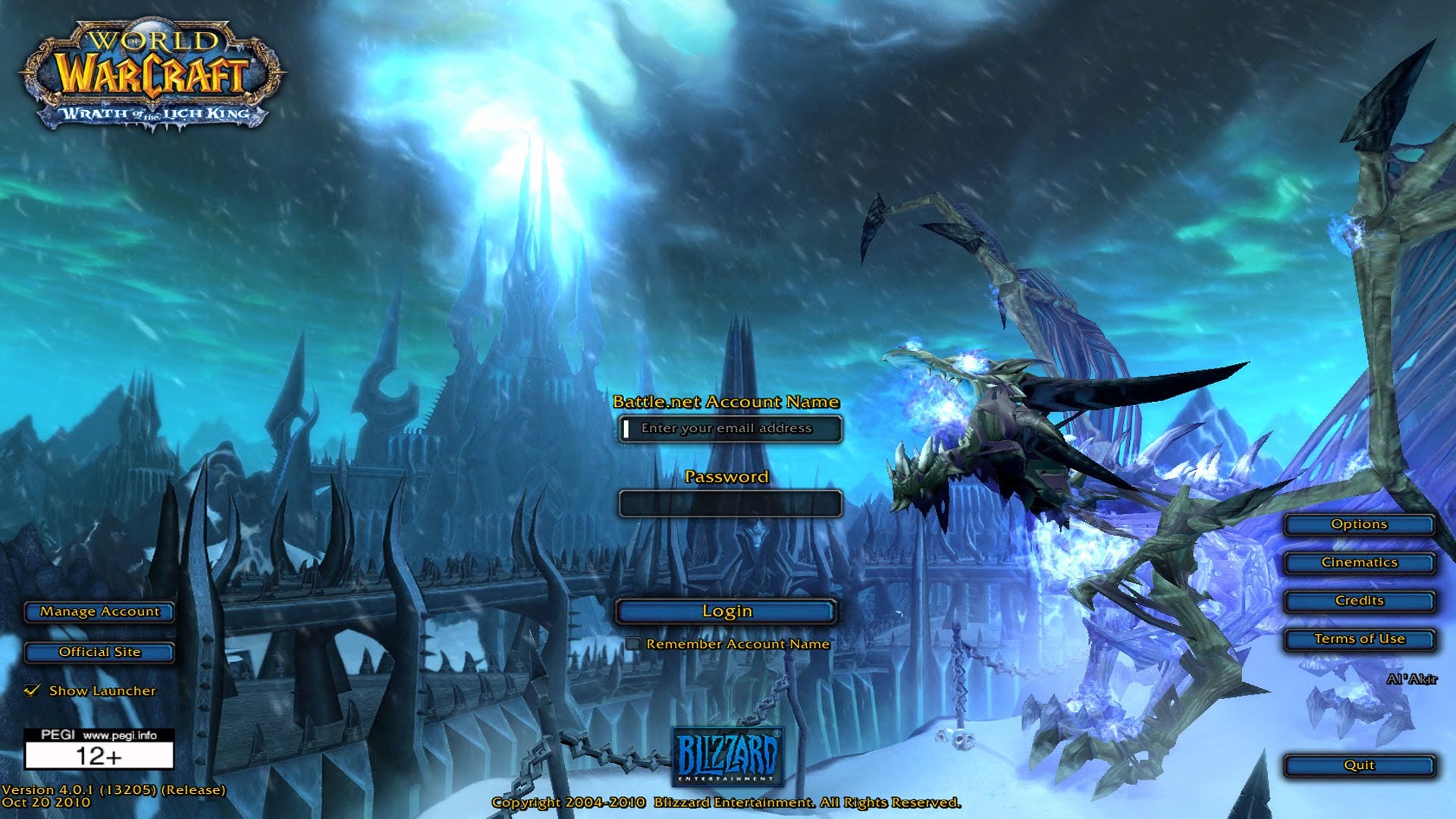 World Of Warcraft Wrath Of The Lich King Client Download